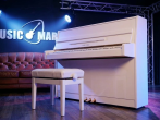 Трансакустическое пианино с банкеткой Yamaha JU109 TC3 PWH