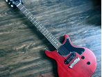 Электрогитара Harley Benton DC-Junior Faded Cherry