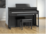 Цифровое пианино Roland HP704 PE - чёрный полированный