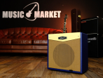 CM30R-EU-DB CM Series Гитарный комбоусилитель, синий, 30Вт, Cort