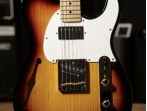 Электрогитара G&L ASAT Classic Bluesboy Semi-Hollow 3-Tone Sunburst MP, с кейсом