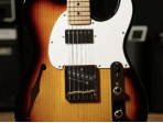 Электрогитара G&L ASAT Classic Bluesboy Semi-Hollow 3-Tone Sunburst MP, с кейсом