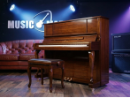 Акустическое пианино Yamaha YU2X PAW - американский орех полированный