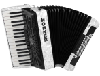 HOHNER Bravo III 72 white - Аккордеон 3/4