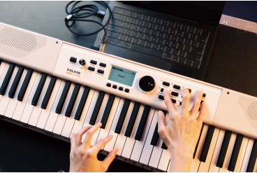 NEK-110-WH Синтезатор, 61 клавиша, автоаккомпанемент, белый, Nux