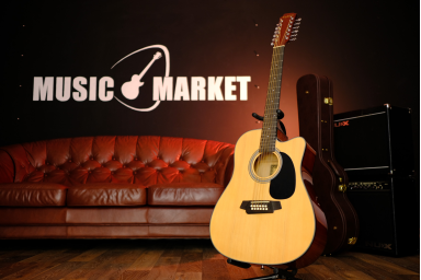 Акустическая гитара 12-ти струнная Fabio CDG-12 NL Gloss