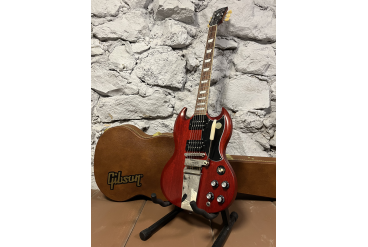 Электрогитара Gibson SG Standard ‘61 Faded Maestro Vibrola Vintage Cherry