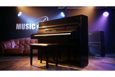 Акустическое пианино Kawai K-15E M/PEP - чёрный полированный