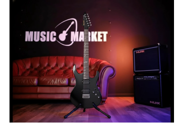 MMT100-PEBK MMT Электрогитара, черная, Mooer