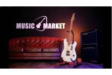 S800-Standard-800-WH Электрогитара с встроенным процессором, белая, GTRS