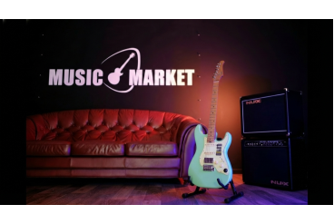 S801-Standard-801-GR Электрогитара с встроенным процессором, зеленая, GTRS