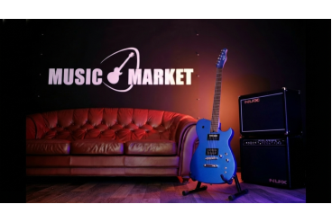 MBM-2H-Sustainiac-BBE META Series Электрогитара, синяя, Cort