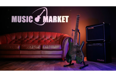 W900-Wing-900-650-AGR Электрогитара безголовая с встроенным процессором, зеленая, GTRS