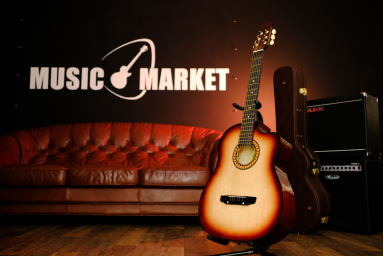 Гитара акустическая, с вырезом, Ижевский завод Т.И.М M62C