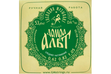 Струны для домры ГОСПОДИН МУЗЫКАНТ DA-4/80