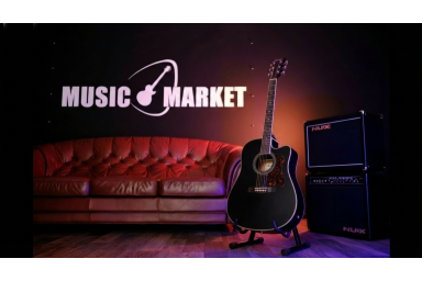 Электроакустическая гитара Caraya F641EQ-BK