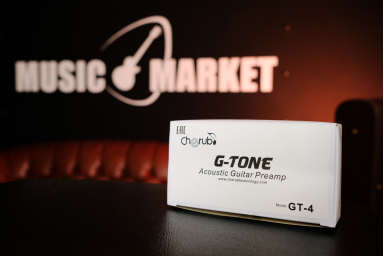 Гитарный эквалайзер цифровой 3-х полосный с тюнером и контролем средних частот, Cherub GT-4