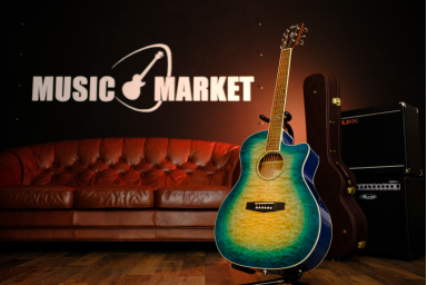 Электроакустическая гитара Cort Grand Regal Series GA-QF-CBB