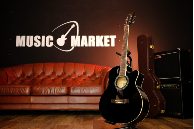 Акустическая гитара Elitaro E4010C BK