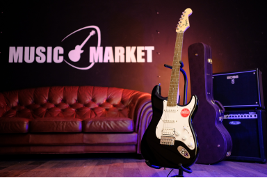 Электрогитара Fender Squier Bullet Strat HT HSS BLK