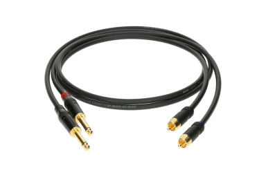 Кабель акустический RCA-Jack 6,35мм, 3м, 2шт, Klotz AL-RP0300