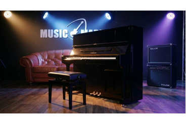 Акустическое пианино Yamaha U1J PE - чёрный полированный