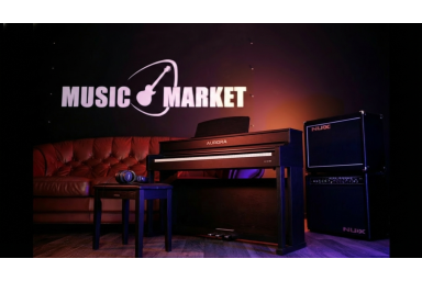 AU120-BK Цифровое пианино со стойкой, черное, Aurora