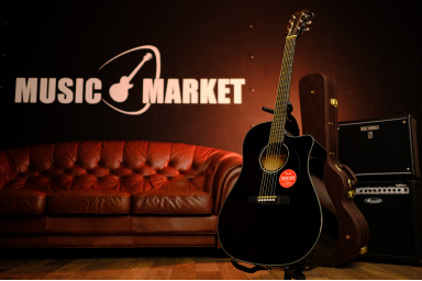 Электроакустическая гитара FENDER CD-60SCE Black