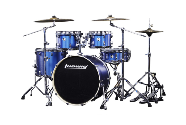 LEC522032 Element Evolution Барабанная установка, синяя, 2 коробки, Ludwig