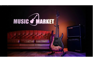 M810-PUBT Modern Электрогитара с встроенным процессором, фиолетовая, GTRS