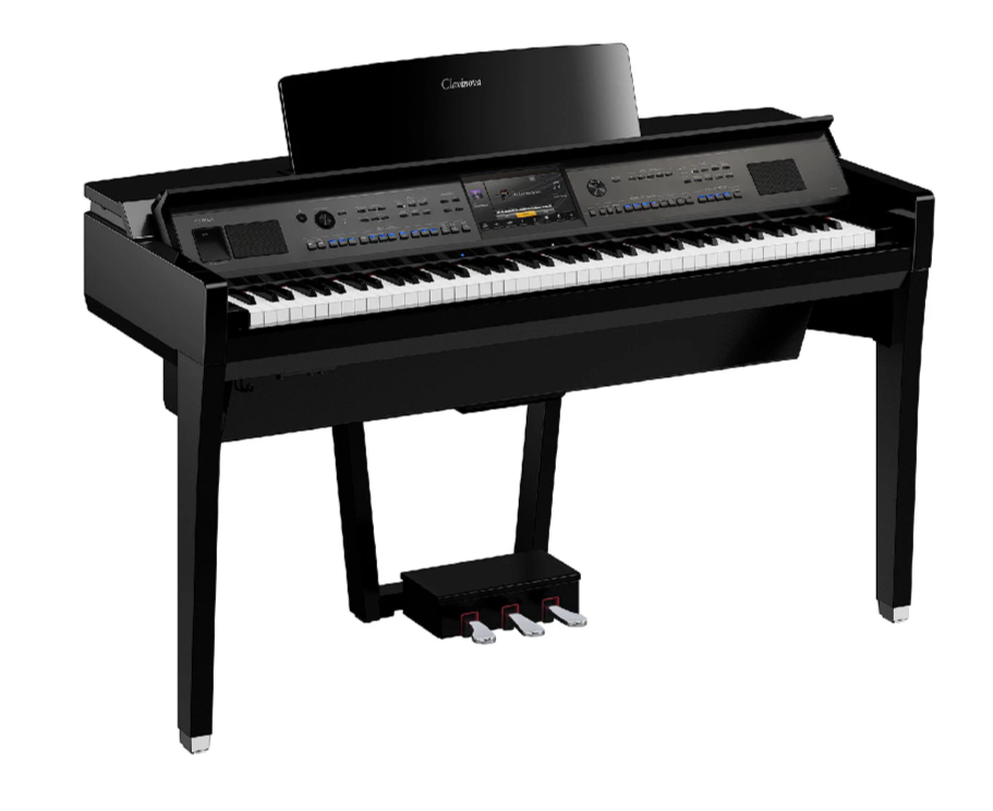 Цифровое пианино Yamaha Clavinova CVP-909 PE - чёрный полированный