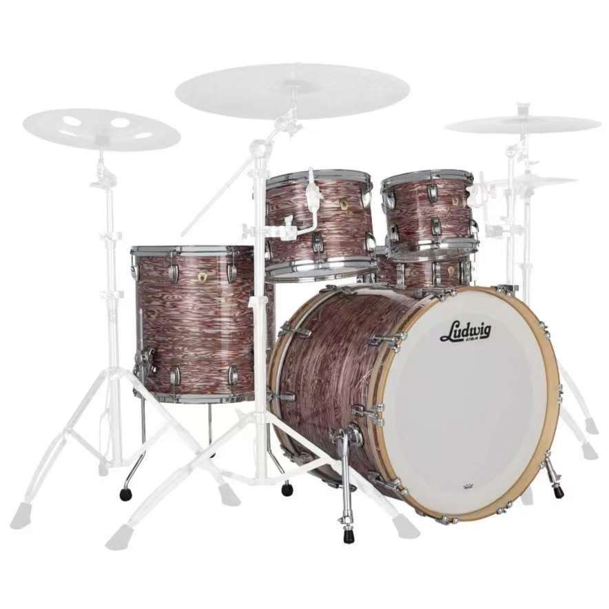 L88204AXVP Classic Maple MOD Набор барабанов, розовый, 3 коробки, Ludwig