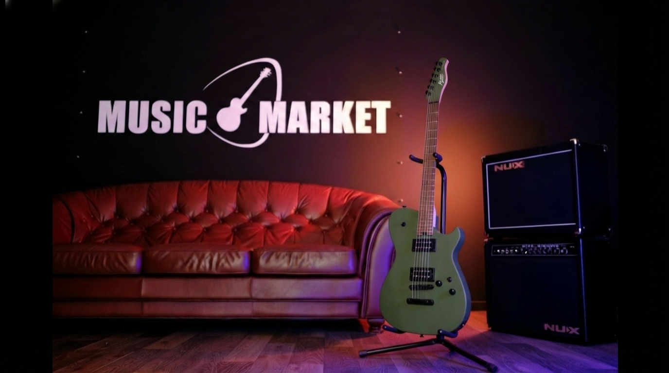 MBM-2H-B-SOG META Series Электрогитара, зеленая, Cort