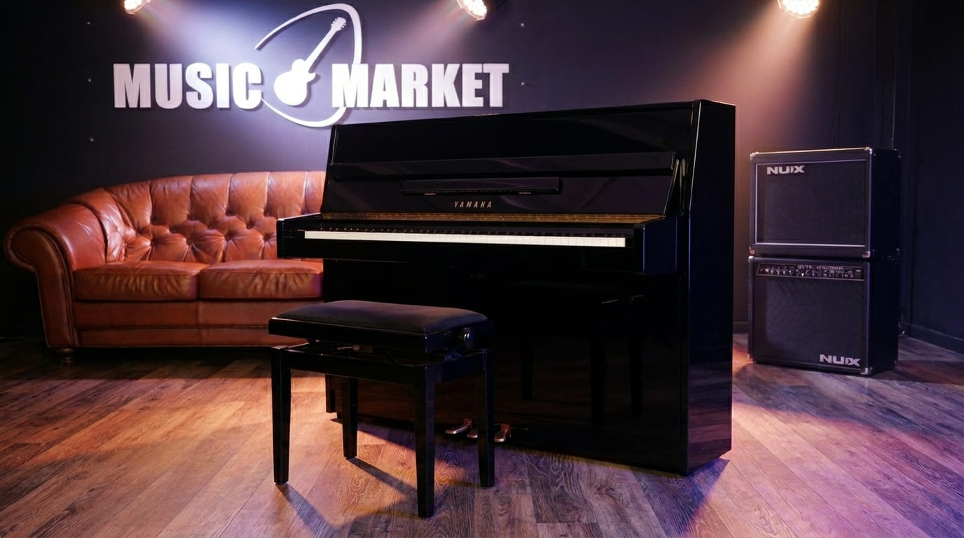 Трансакустическое пианино с банкеткой Yamaha JU109 TC3 PE