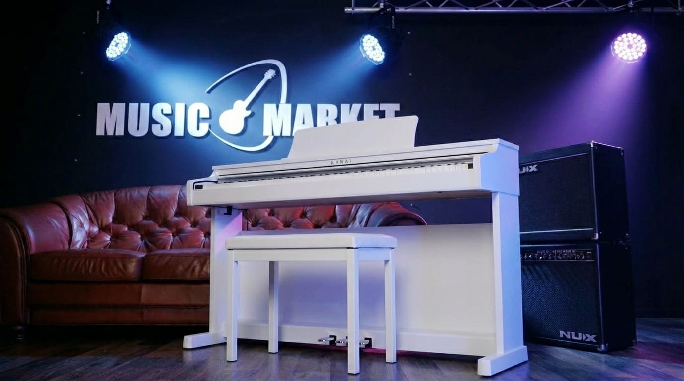 Цифровое пианино с банкеткой Kawai CX202 W