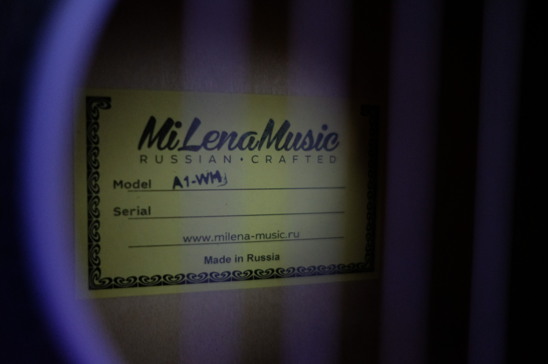 Акустическая гитара MiLena-Music ML-A1-WH