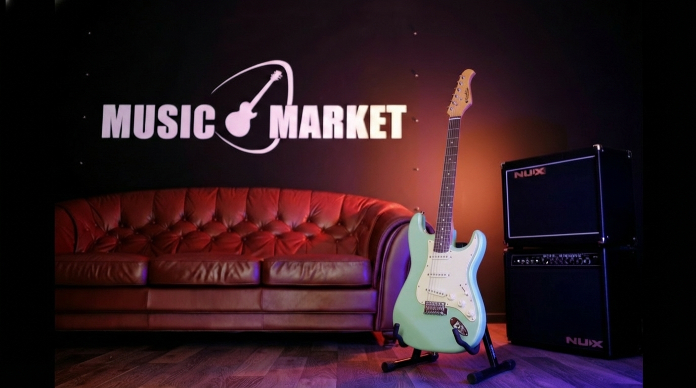 JMFST80RASG ST80RA Электрогитара, зеленая, Prodipe