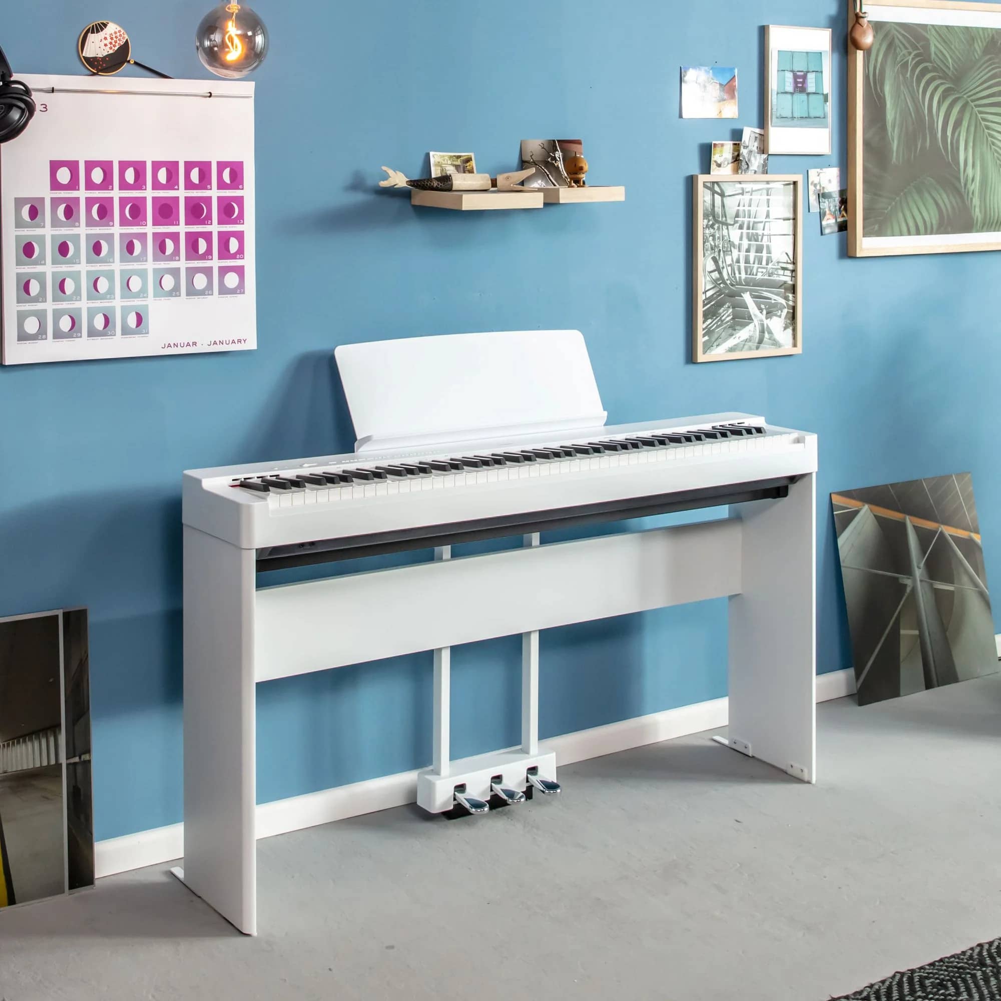 Цифровое пианино Yamaha P-225 WH