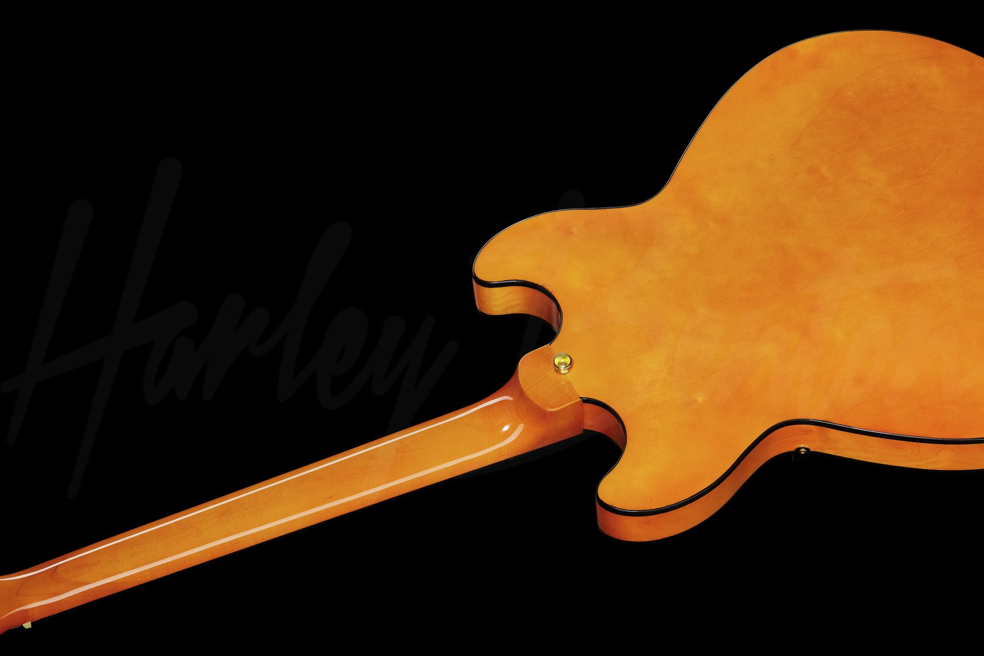 Полуакустическая гитара Harley Benton HB-35 Plus Metallic Blue