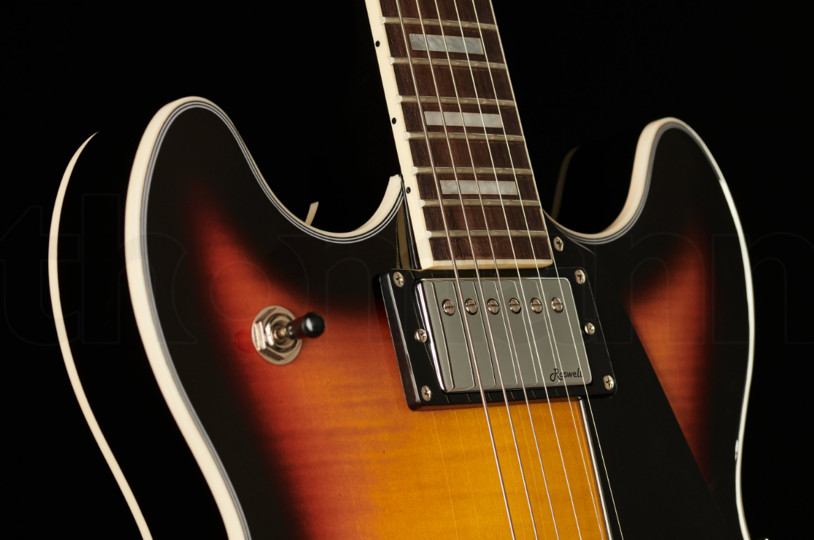 Полуакустическая гитара Harley Benton HB-35Plus Vintage Burst