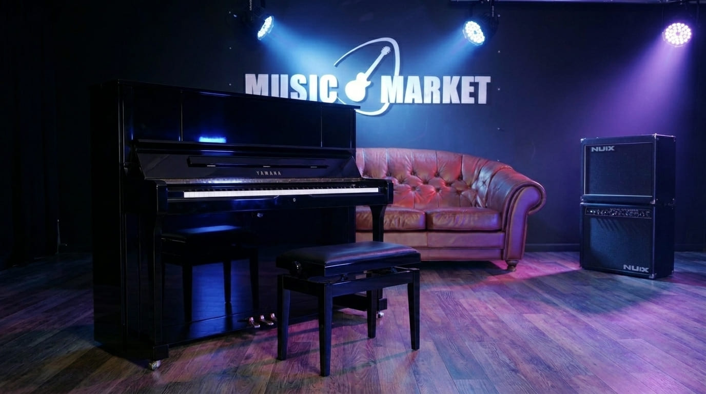 Акустическое пианино Yamaha YU1X PE - чёрный полированный