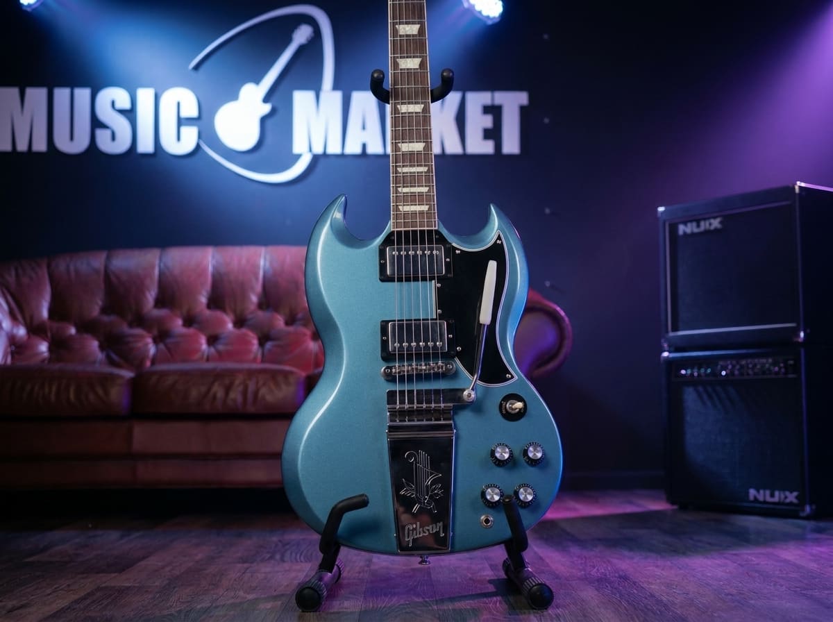 Электрогитара Gibson SG Standard &acute;64 Maestro PB LA