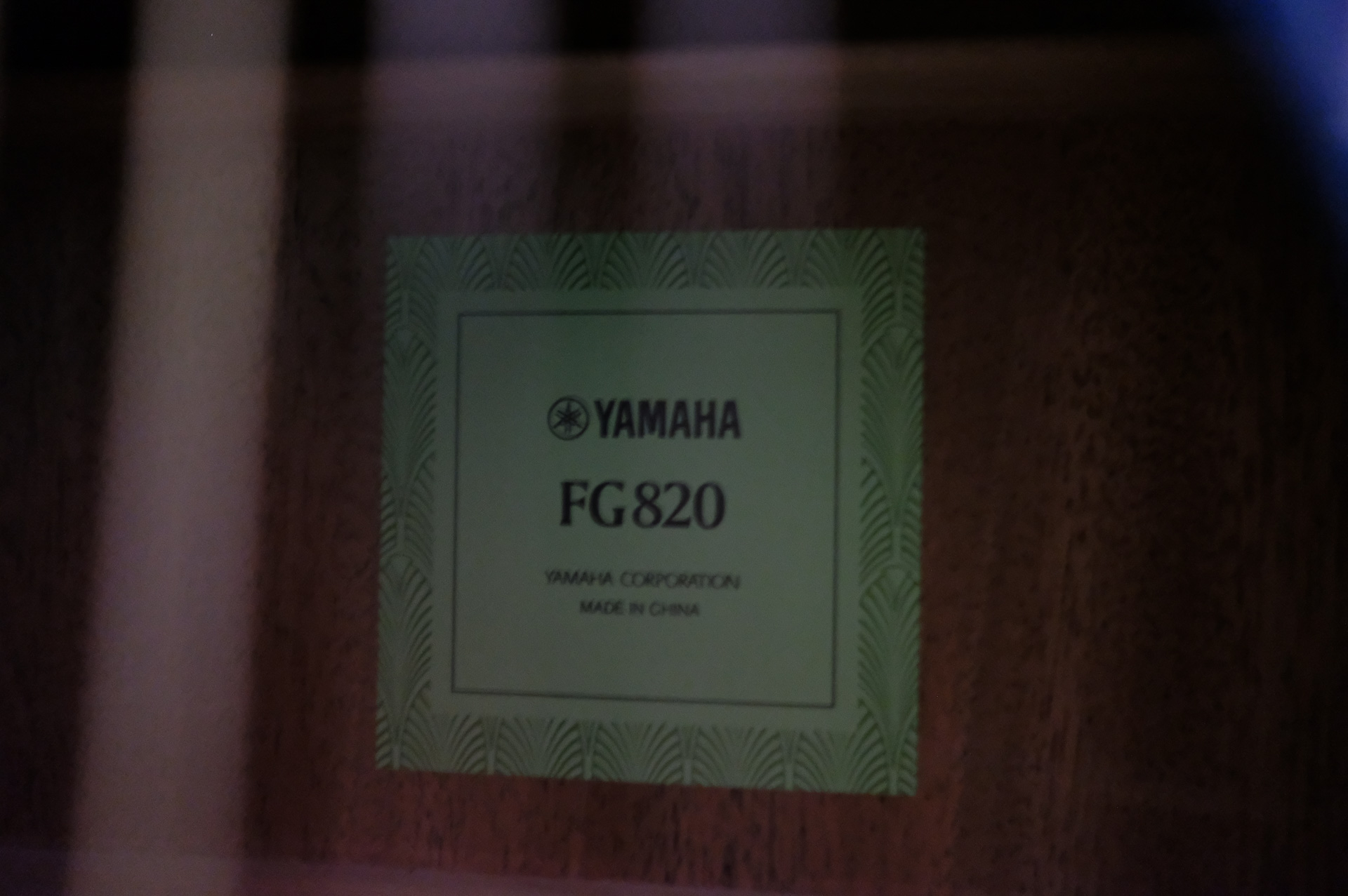 Акустическая гитара Yamaha FG820 SUNSET BLUE