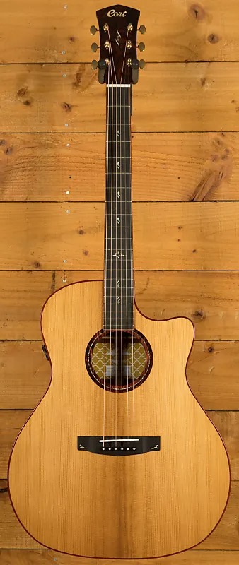 Gold-A10-Cocobolo-WCASE-NAT Gold Series Электро-акустическая гитара, с чехлом, Cort