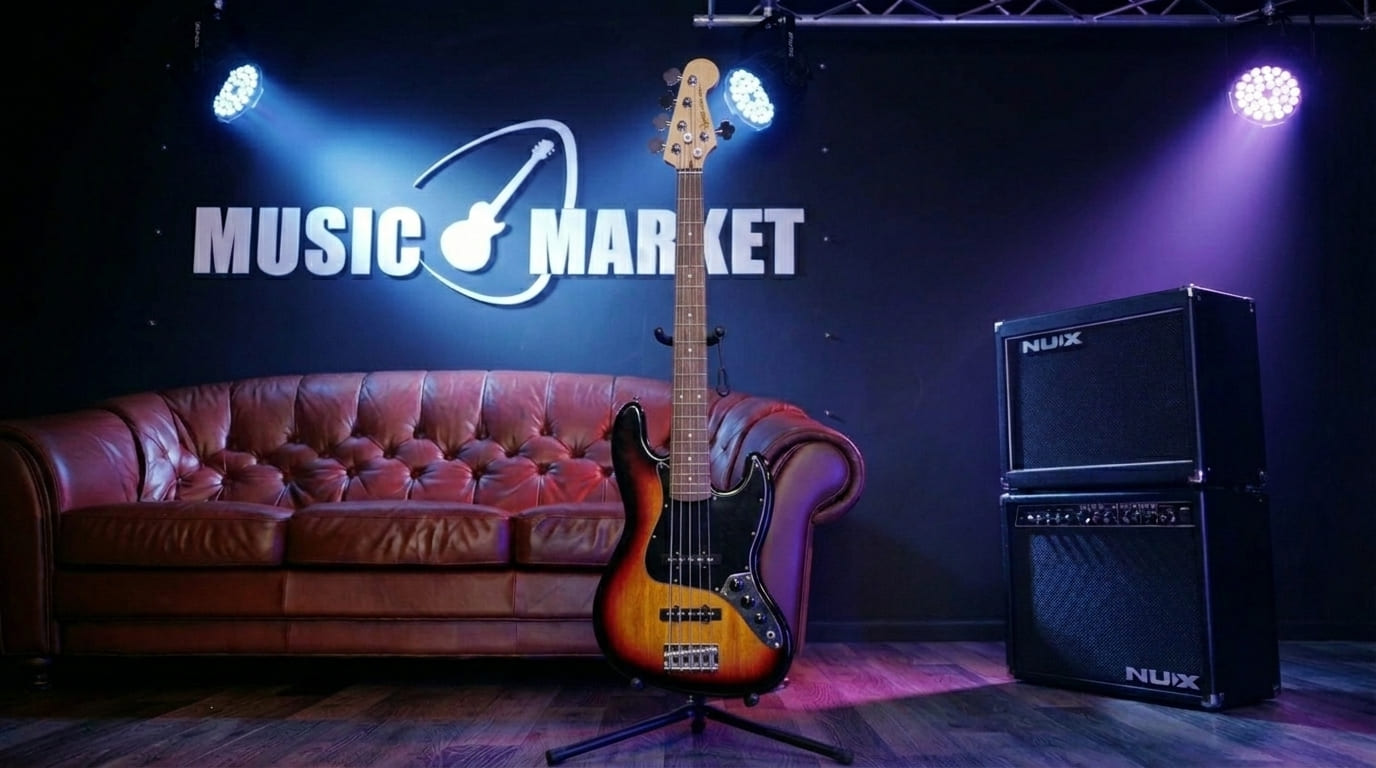 Бас гитара Squier Aff. Jazz Bass V 3-SB