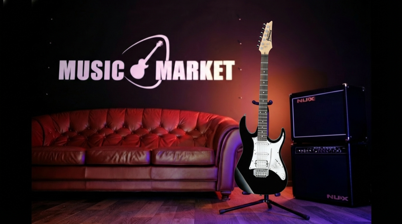 IBANEZ GRX40-BKN электрогитара, цвет чёрный