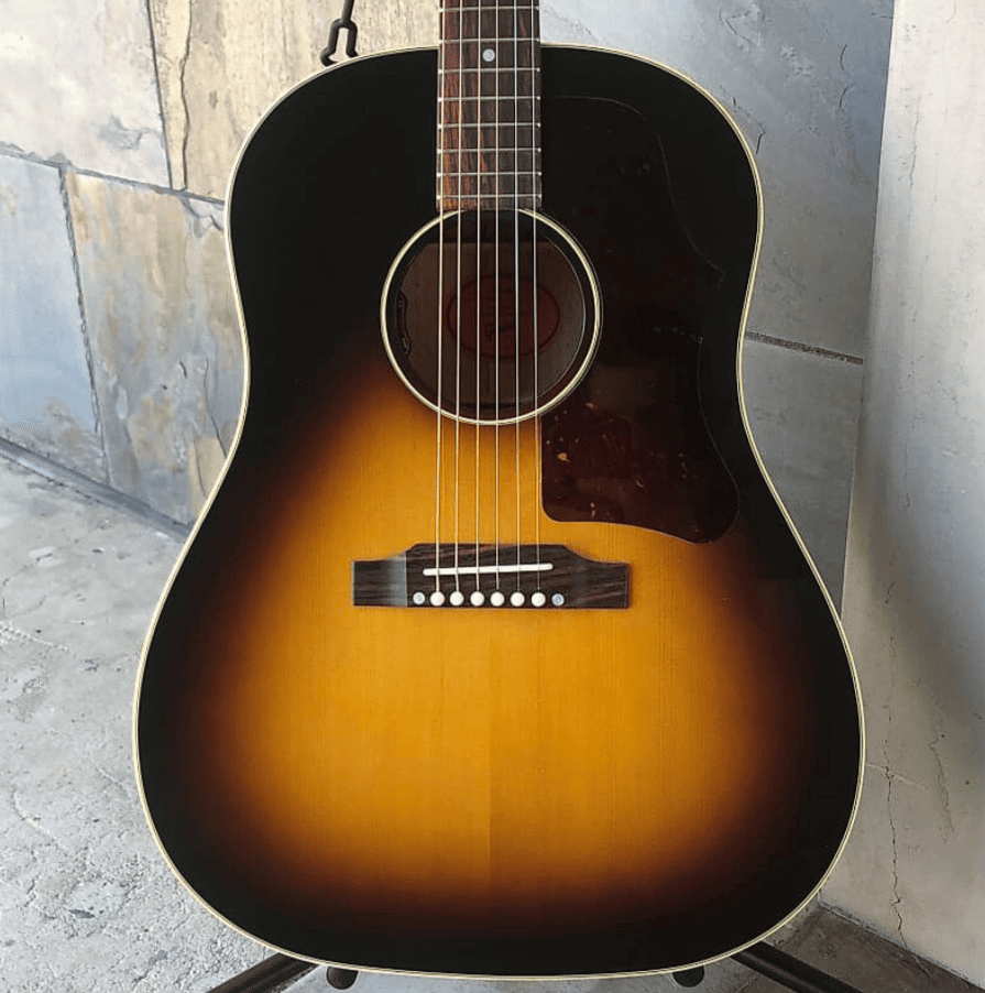 Электроакустическая гитара Gibson 50s J-45 Vintage Sunburst