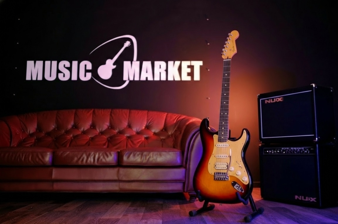 Электрогитара Fender Am Ultra II Strat HSS EB UBST