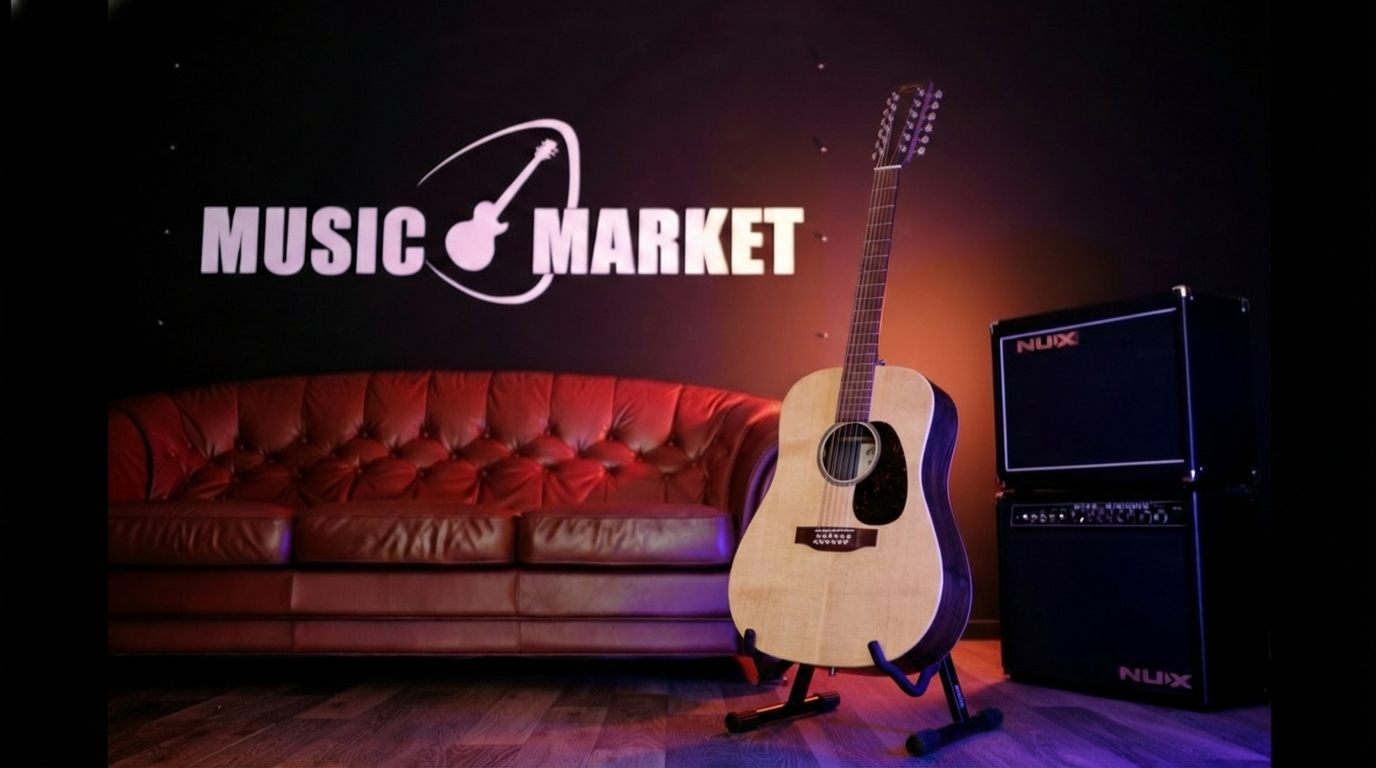 Электроакустическая гитара Martin Guitar D-X2E 12-String Rosewood 12-струнная