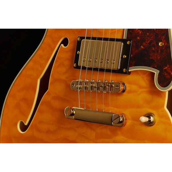 Полуакустическая гитара DAngelico Excel DC XT Vintage Nat Quilt